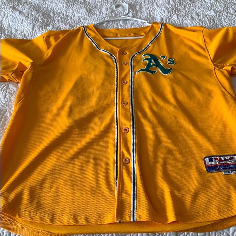 Jose Canseco Majestic CoolBase Oakland A’s Jersey